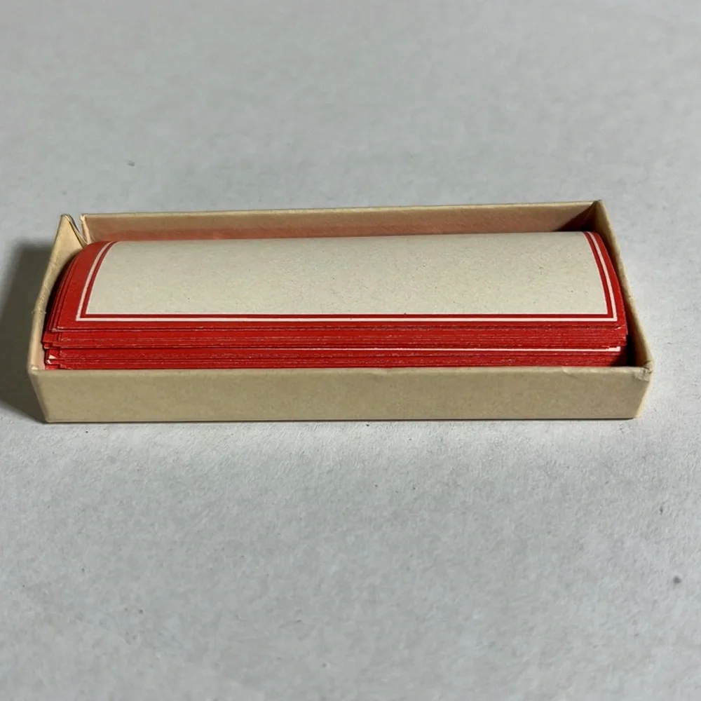 Dennison gummed labels 60 count vintage